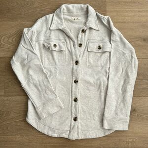 Madewell Brushed Knit Shirt-Jacket